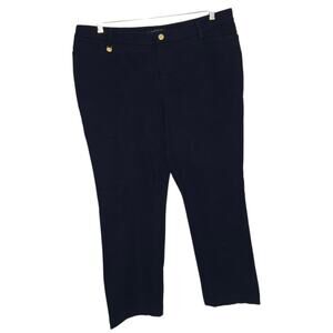 Lauren Ralph Lauren Navy Chino Pants Casual Workwear Cotton Women 14W